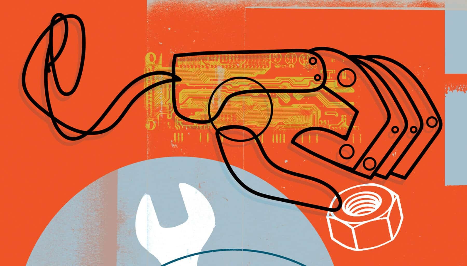 Illustration for "A Vision for Centering Workers in Technology Development" by Shonagh Rae